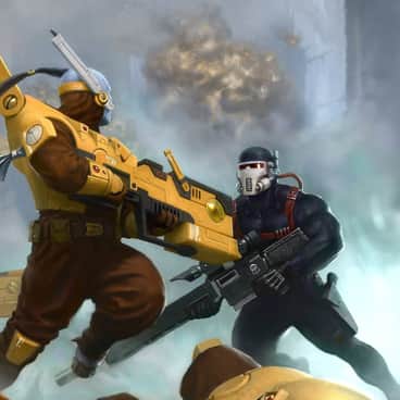 Darkstrider vs Vindicare by Unknown Artists | Darkstrider vs Vindicare by Unknown Artists