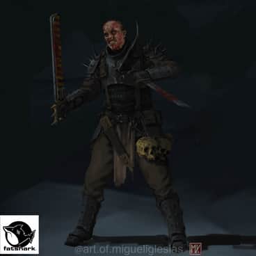 Darktide: Chaos Cultist by Miguel Iglesias (art.of.migueliglesias | MIglesiasArt)
