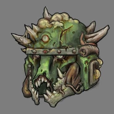 Death Guard Helmet by Dicey June (MistyMiasma)