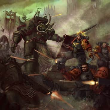 Death Guard vs Marines Exemplar by Matthew McEntire