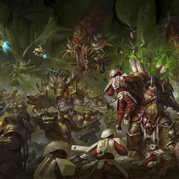 Death Guard vs T’au by Johan Grenier (grenierjohan | johangrenier)