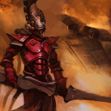 Eldar Fire Dragon by David Arenas (DavidAP)