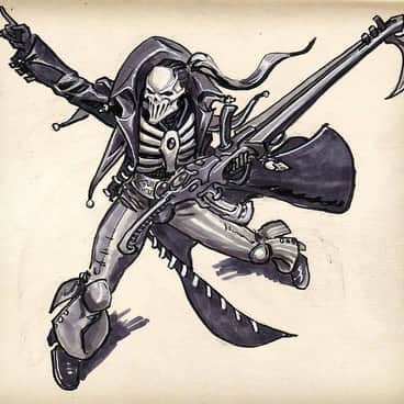 Eldar Harlequin Death Jester by So'Kiel (Sokil-Su | lord_vishenka)