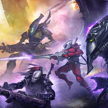 Eldar Squad by Hardy Fowler (FowlerIllus)