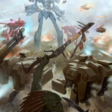 Eldar vs T’au by Maurizio Giorgio (MaurizioGiorgio | Art_Of_Momi)