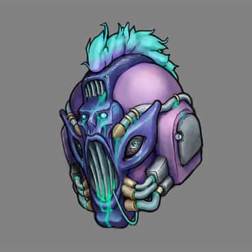 Emperor’s Children Helmet by Dicey June (MistyMiasma)