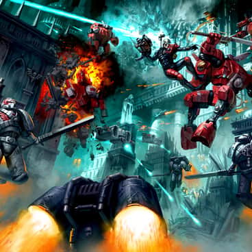 Eversor Assassin vs Commander Farsight by Jon Cave (joncave.art | Jonathan Cave)