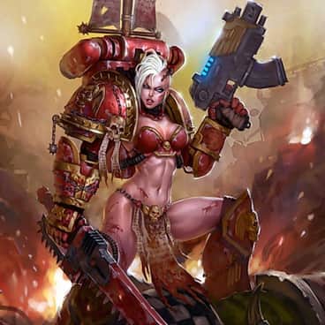 Fallen Sister of Khorne by Unknown Artists