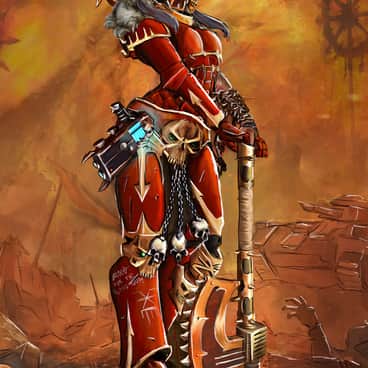 Female Kharn the Betrayer by Yuri Melentev (yurimelentev)