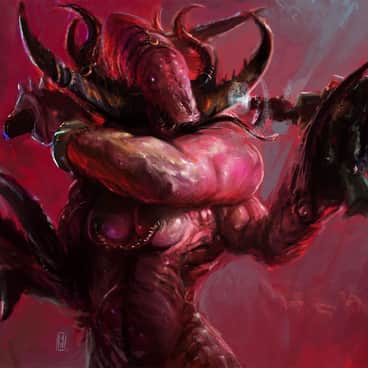 Greater Daemon of Slaanesh by Mitchell Nolte (Mitchellnolte)
