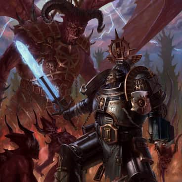 Grey Knight vs Bloodthirster by Sergey Nagornov (SergeyNagornov)