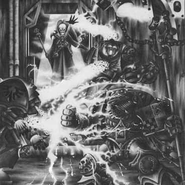 Grey Knight vs Genestealer Magus by Mark Gibbons (MG Artworks | mg_artworks)