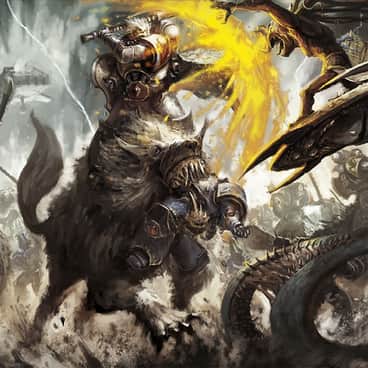 Harald Deathwolf vs Tzeentch Daemons by Unknown Artists | Harald Deathwolf vs Tzeentch Daemons by Unknown Artists