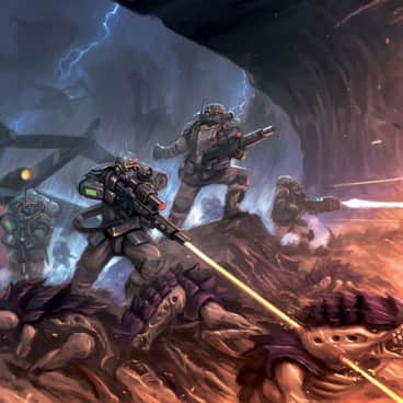 Imperial Guard vs Tyranid by Leos Ng Okita (Luches | leos_ng | leos_okita_ng)