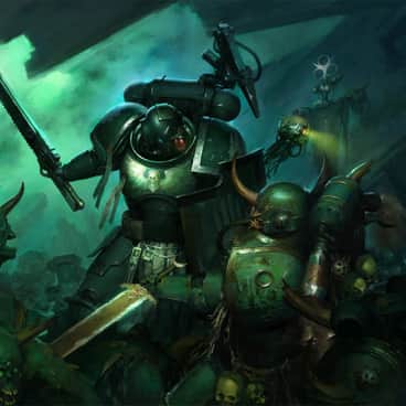 Iron Hands vs Death Guard by Igor Sid (igorsidcg | Igor Sidorenko)