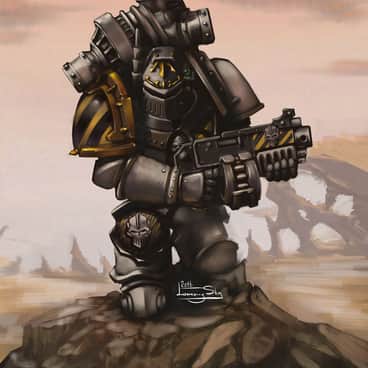 Iron Warrior by Egor Bokievets (LoweringSky)