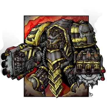 Iron Warriors Terminator by Vasiliy Loginov (Sufferst | karandashist)