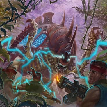 Keening Maleceptor vs Imperial Guard by Jacob Atienza (jubjubjedi)