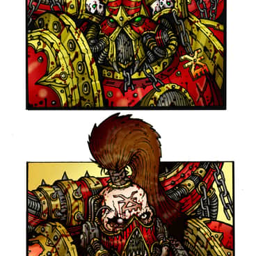 Khorne Berzerkers by Vasiliy Loginov (Sufferst | karandashist)