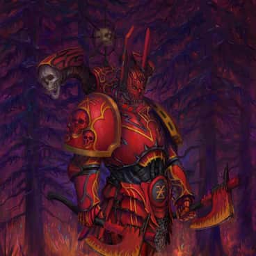 Khorne Marine by Váradi Paszkál (Theocrata)