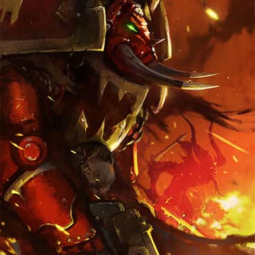 Khorne Terminator Lord by Evan Shipard (Ev Shipard | evshipardart | _ev)