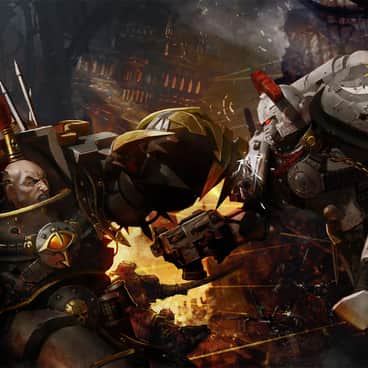Loken vs Abaddon by Shane Cook (slaine69)
