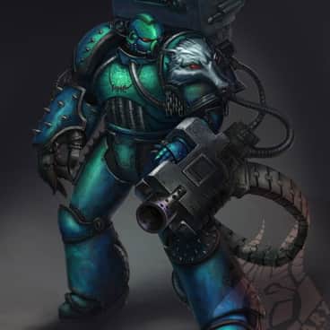Messor Bitterhand (Alpharius) in Disguise by Inkary (inkary_ | wokehammer)