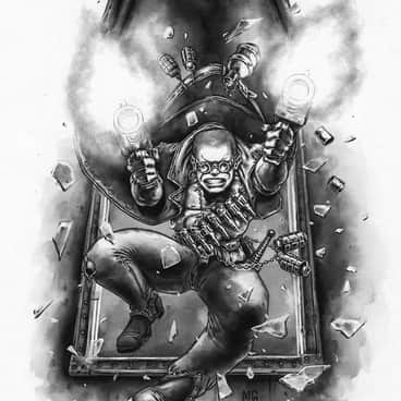 Necromunda Hive Ganger by Mark Gibbons (MG Artworks | mg_artworks)