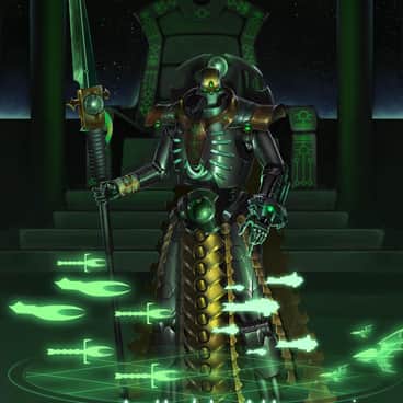 Necron Overlord by Aleksey Bashlay (Advisorium | Possible-Yak2798 | advisor294338)