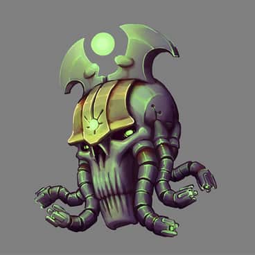 Necron Portrait by Dicey June (MistyMiasma)