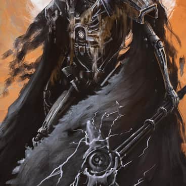 Necron by Dmitrii Ustinov (nightdrawinger)