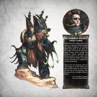 Night Lords Mudarres Passus by Orniris Terensi (OrnirisTerensi | orniris)