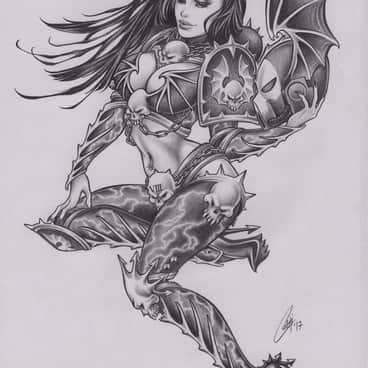 Night Lords Pinup by Cecilia Murillo Valdez (cecil_muri)