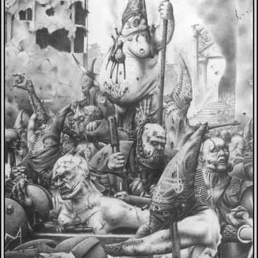 Nurgle Cultists by Adrian Smith (adriansmithartist)