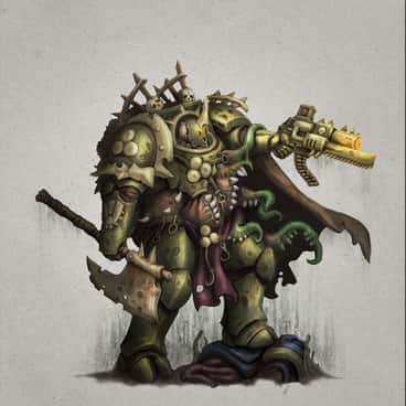 Nurgle Terminator Lord by Dicey June (MistyMiasma)