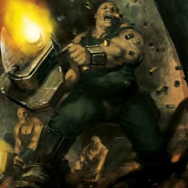 Ogryn Bone’ead Sergeant by Unknown Artists