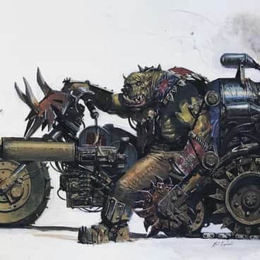 Ork Biker by Karl Kopinski (Karlkop | karlkopinski)