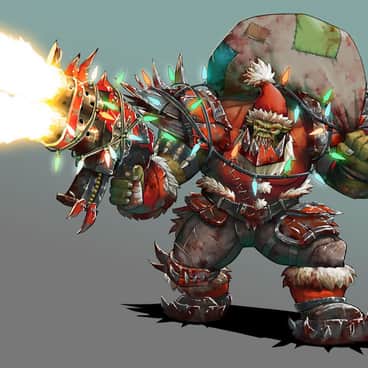 Ork Warboss Santa by Aan Daud (Lutherniel | BoltertoKokoro)