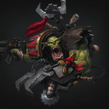 Ork Warboss by Jaime Martinez (Dabanaworks | Jaime Matrtinez)