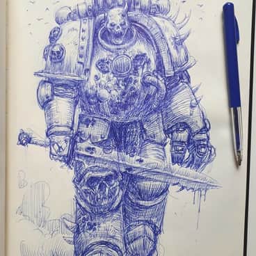 Plague Marine by Miguel Iglesias (art.of.migueliglesias | MIglesiasArt)