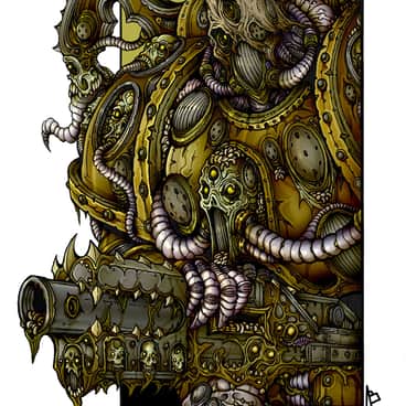 Plague Marine by Vasiliy Loginov (Sufferst | karandashist)