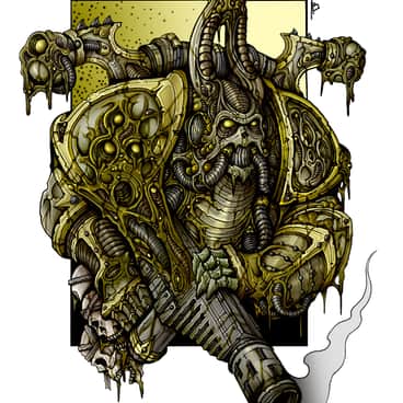 Plague Marine by Vasiliy Loginov (Sufferst | karandashist)