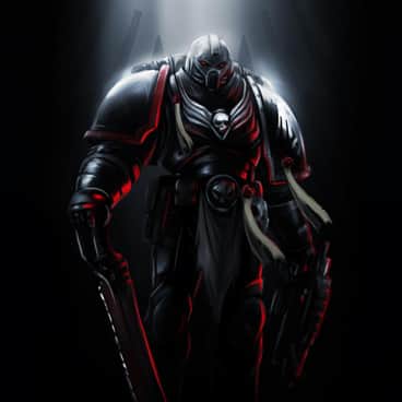 Raven Guard Space Marine by Daniele Ariuolo (ariomansteelworks | ario-man)