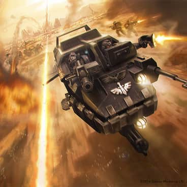 Ravenwing Landspeeder by Jake Murray