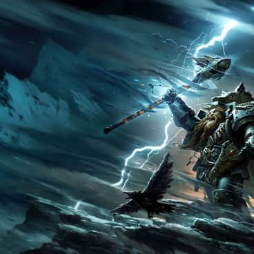 Rune Priest Stormcaller by Raymond Swanland (raymond.swanland | Ray Swanland)