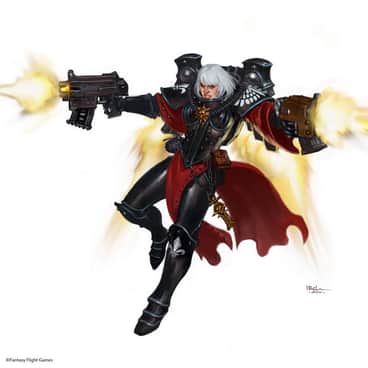 Sisters of Battle: Seraphim by Ilich Henriquez (Ilacha)
