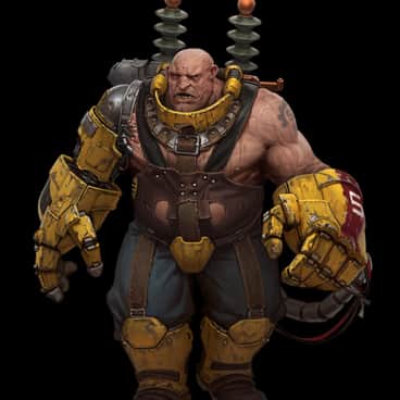 Servitor Ogryn by Akim Kaliberda (Аким Калиберда | AKIMBLYA)