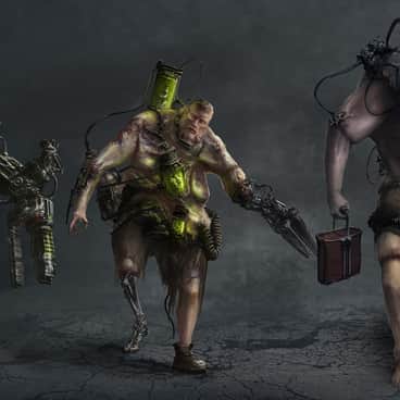 Servitors and Homunculite by Felix Tisch (felixlikesdrawing)