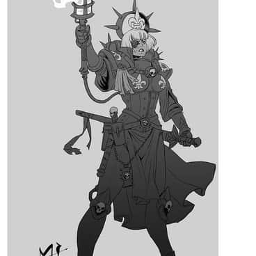 Sister of Battle by Yi Meng Zhang (Z-Roger | Rmulderz)