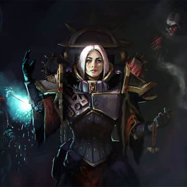 Sister of Battle Gearing Up by Stefan Ristić (StoryKillinger | Stori Killinger)